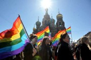 Gay parade in Russia